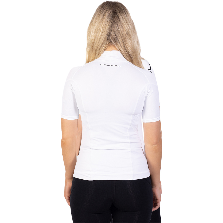 Gul Womens Recore Short Sleeve UV Rashguard RG0330 - White
